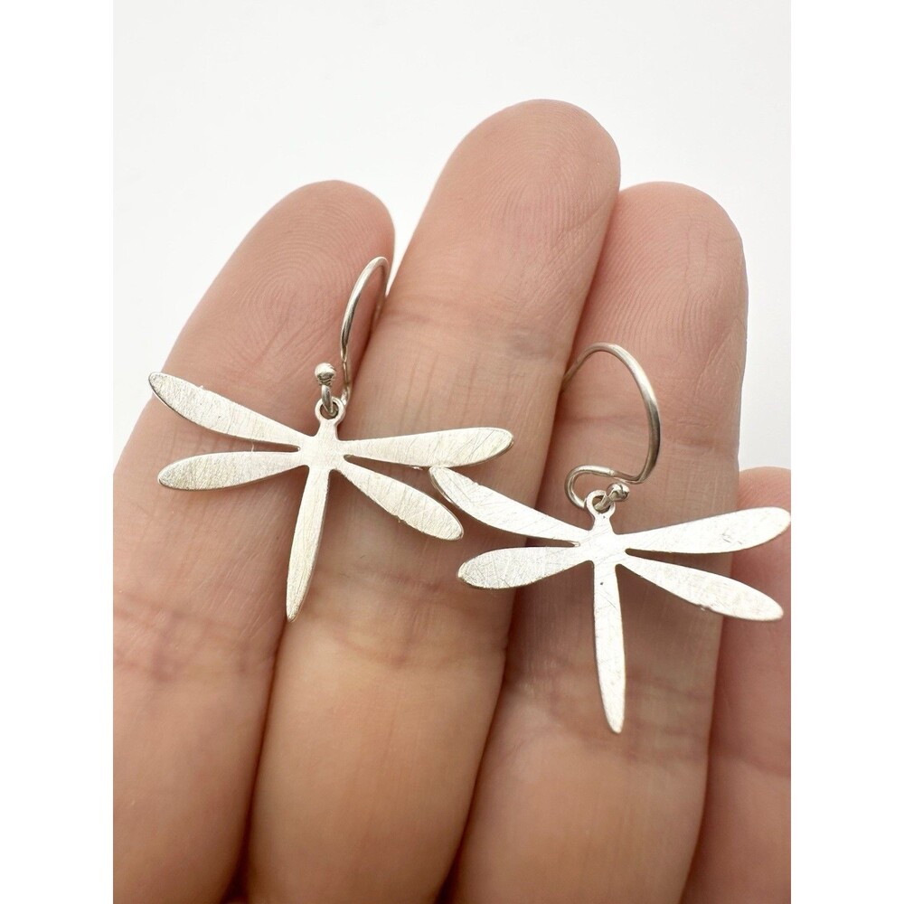 925 Sterling Silver Dragonfly Earrings